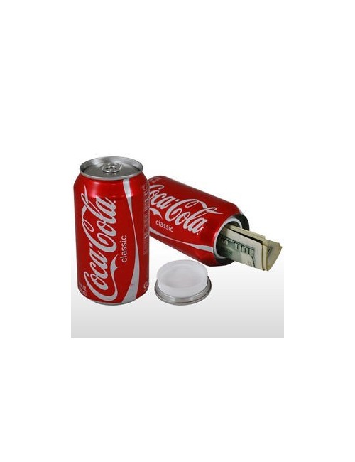 Lata ocultación Coca-cola