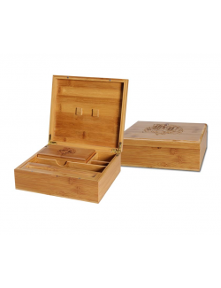 Caja bambú Stoner Box II calavera